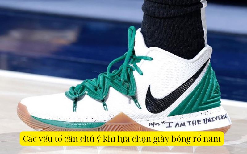 Các yếu tố cần chú ý khi lựa chọn giày bóng rổ nam
