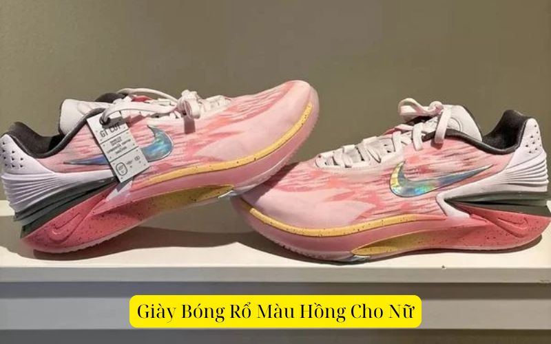 Giày Bóng Rổ Màu Hồng Cho Nữ