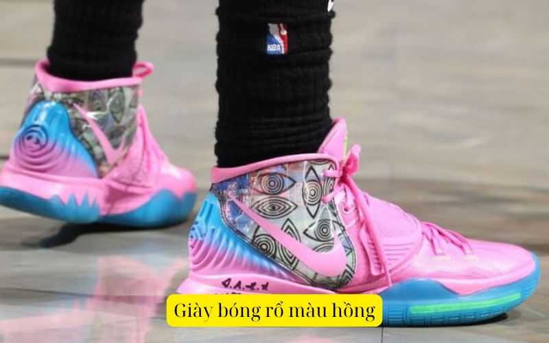 Giày bóng rổ màu hồng