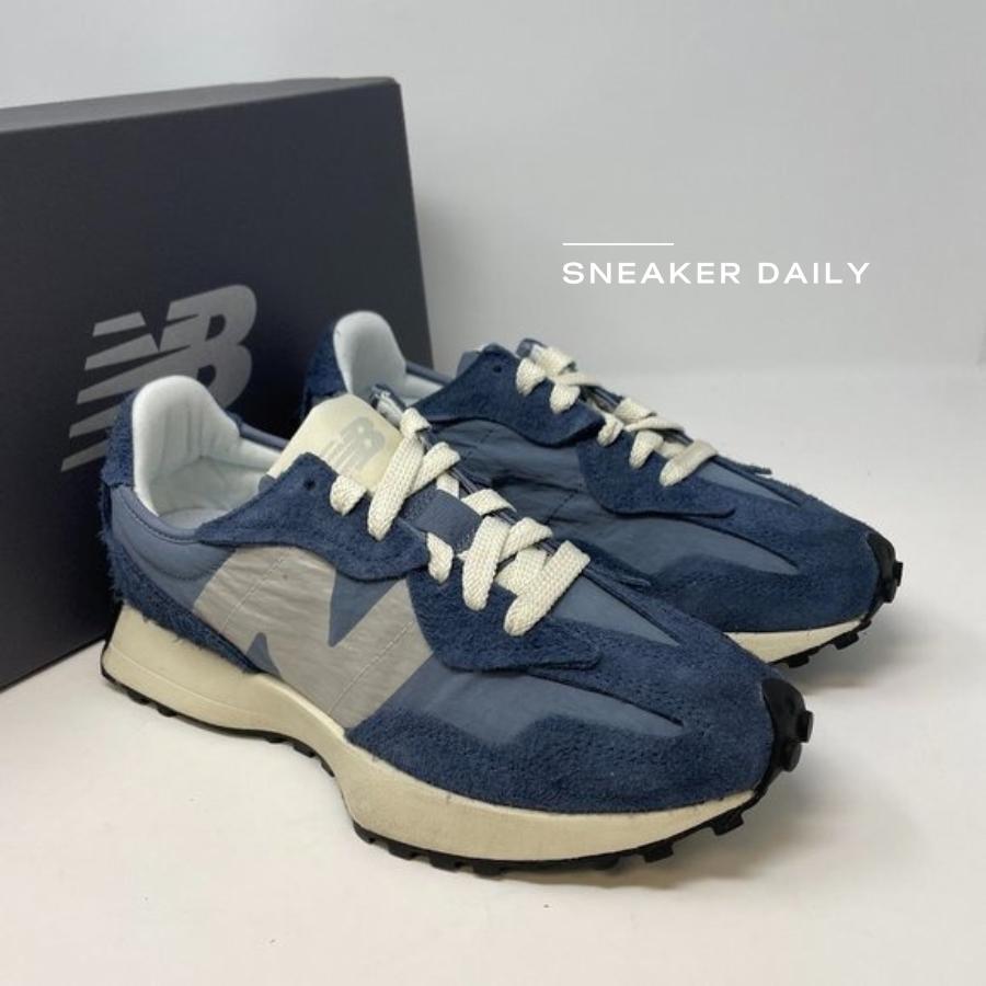 Đế giày New Balance 327 Vintage Indigo – chi tiết EVA và cao su