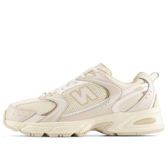 Giày New Balance 530 Beige Angora MR530AA nhìn tổng thể từ góc bên