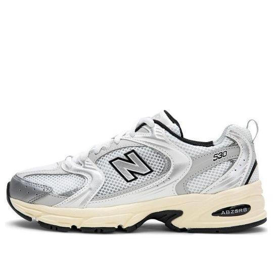Giày New Balance 530 Silver Black MR530TA nhìn tổng thể từ bên hông