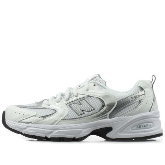 Giày New Balance 530 White Silver GR530AD nhìn từ phía bên