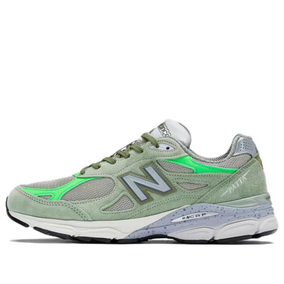 Giày New Balance Patta x 990v3 Made in USA Keep Your Family Close M990PP3 phối màu xám nâu