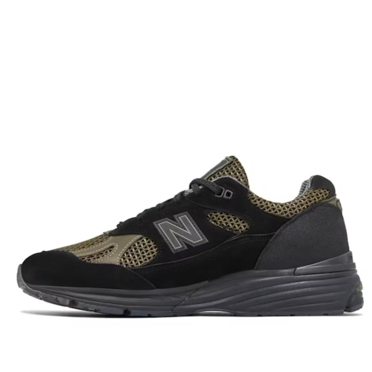 Giày New Balance x Stone Island 991v2 Made in England Black U991SD2 nhìn tổng thể